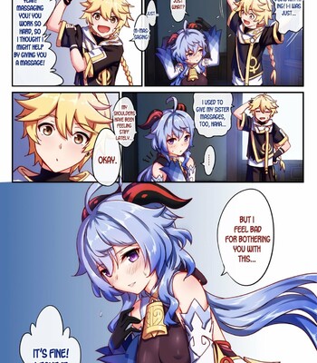 Working Overtime With Ganyu comic porn sex 3