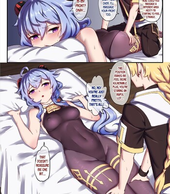 Working Overtime With Ganyu comic porn sex 9