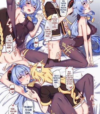 Working Overtime With Ganyu comic porn sex 18