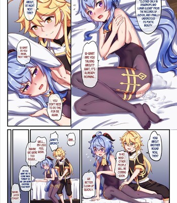 Working Overtime With Ganyu comic porn sex 20