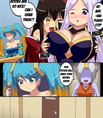 [Xano501] Sona x Ahri: Lovely Boobies (League of L comic porn sex 1