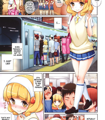 Yayoi-chan no densha de lovematio | yayoi-chan’s lovematio on a train (smile precure!)  [doujin-moe.us] comic porn sex 2