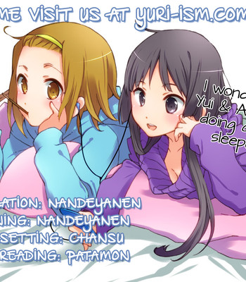 Yoru no aida dake no mahou | magic for nighttime only (k-on!) comic porn sex 29