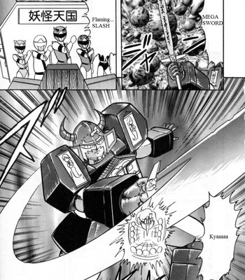 Youkai sentai bakeranger | mighty morphin monster rangers (seirei tokusou fairy saver [vs. hen]) comic porn sex 15
