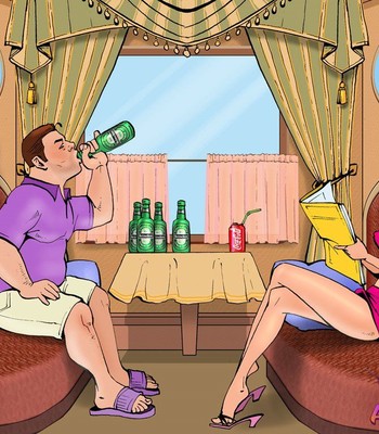 Bond-Adventures in a Train comic porn sex 1