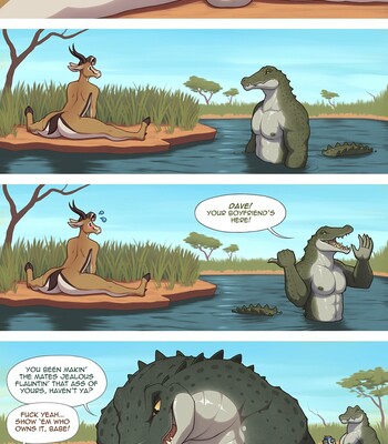 Croc Tease comic porn sex 5