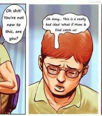 Sister catches brother comic porn sex 8