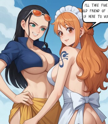 [The-Skard] Robin x Nami comic porn sex 1