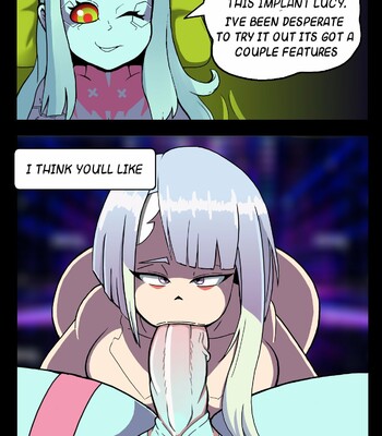 Lucy × Rebecca comic porn sex 1