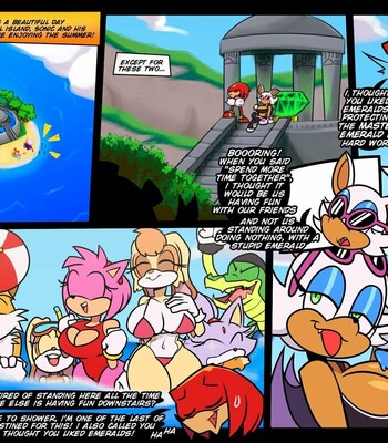 Rouge the Bat & Knuckles comic porn sex 1