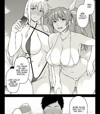 Ecchi na Onee-san-tachi ni Beach de Gyakunansareta Ken comic porn thumbnail 001
