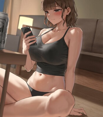 Hitori Ecchi Shichau Suieibu Komon no Sensei | The Swimming Club Coach Masturbating By Herself comic porn thumbnail 001