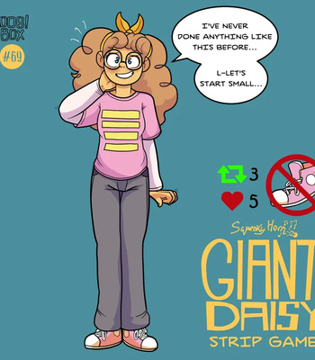 Giant Daisy Strip Game comic porn thumbnail 001