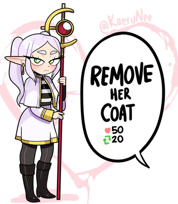 Frieren’s Strip Game comic porn thumbnail 001