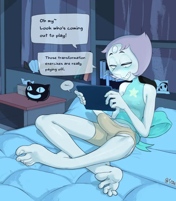 Pearl Autofootjob comic porn sex 2