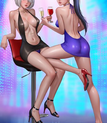 Alexanderdin 2B x Eve comic porn thumbnail 001