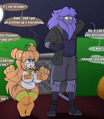 Lah-Tay x Linhe: Pumpkin Patch Pump Off comic porn thumbnail 001