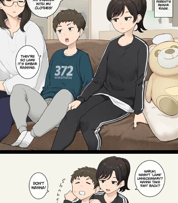 Older Step-sister Teaches Her Cheeky Little Step-brother a Lesson | Namaiki Gitei o Kyoiku Suru o Gishi-chan comic porn thumbnail 001