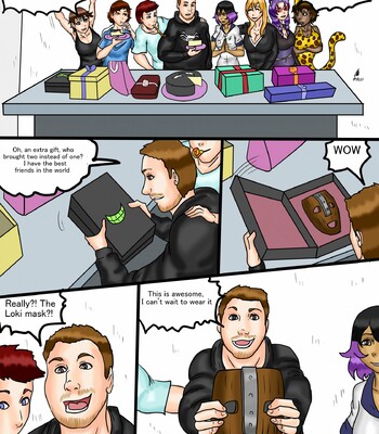 Symbiote Birthday Orgy comic porn sex 1