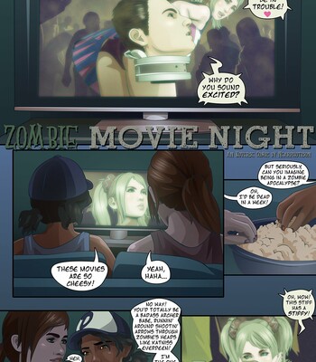 Zombie Movie Night comic porn sex 1