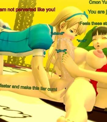 Chie x Yukiko x Ted comic porn sex 6