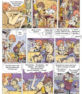 Nathalie – Stripstewardess comic porn sex 4