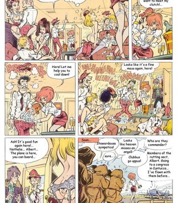 Nathalie – Stripstewardess comic porn sex 5