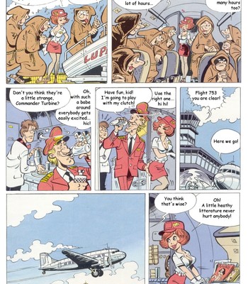 Nathalie – Stripstewardess comic porn sex 6
