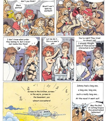 Nathalie – Stripstewardess comic porn sex 7
