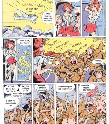 Nathalie – Stripstewardess comic porn sex 8