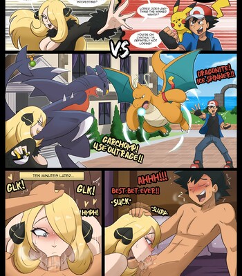 Between Champions: Cynthia comic porn sex 1