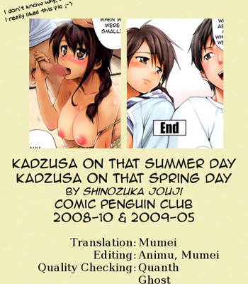 Kadzusa on that Summer Day + Kadzusa on that Sprin comic porn sex 9