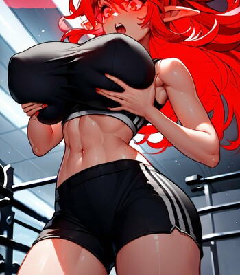 Magic Gym Part 1 (abs and breasts expansion) comic porn sex 1