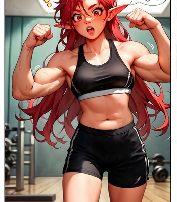 Magic Gym Part 1 (abs and breasts expansion) comic porn sex 5