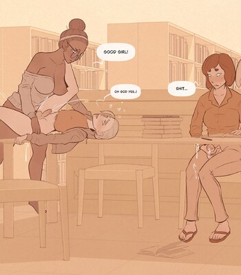 Tyler at the Library 1+2 comic porn sex 19