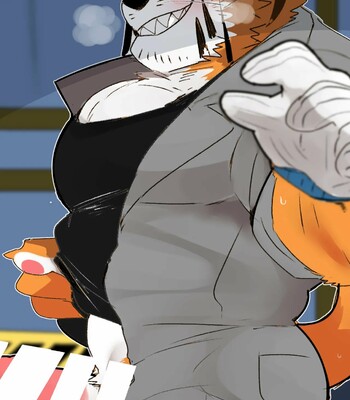 a book about getting lovey dovey with an old tiger with kansai accent in a public bathouse comic porn sex 3