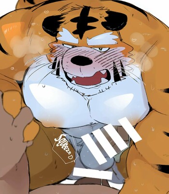 a book about getting lovey dovey with an old tiger with kansai accent in a public bathouse comic porn sex 5