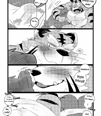 a book about getting lovey dovey with an old tiger with kansai accent in a public bathouse comic porn sex 13