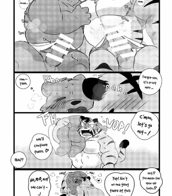 a book about getting lovey dovey with an old tiger with kansai accent in a public bathouse comic porn sex 15