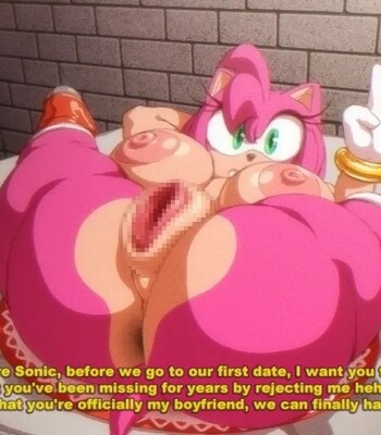 Amy Rose mating pressed by BBC comic porn sex 1