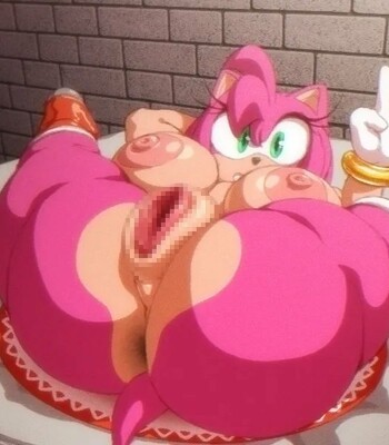 Amy Rose mating pressed by BBC comic porn sex 7