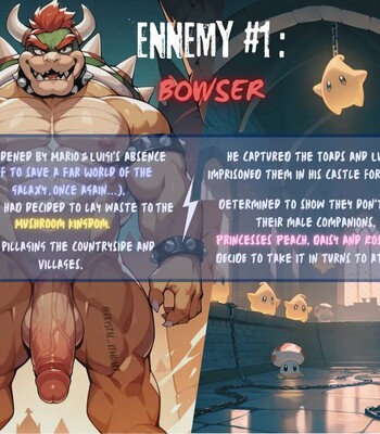 Assault on Bowser – Princesses in danger comic porn sex 2