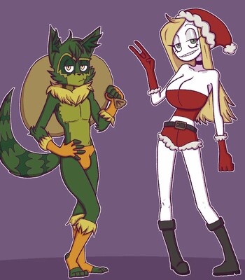 How Fuccoon Fucked Lady Christmas comic porn sex 2