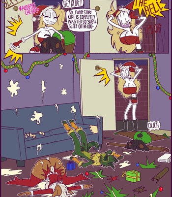 How Fuccoon Fucked Lady Christmas comic porn sex 13