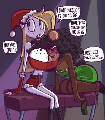 How Fuccoon Fucked Lady Christmas comic porn sex 14