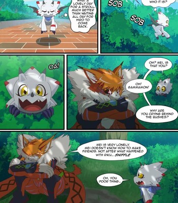[Kiffy] Gammamon x Meicrackmon: Friends with BENEFITS. (Digimon Ghost Game) comic porn thumbnail 001