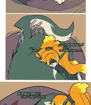 Midna x Wolf Link comic porn sex 8
