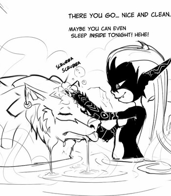Midna x Wolf Link comic porn sex 11