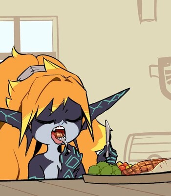 Midna x Wolf Link comic porn sex 18
