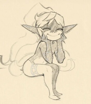 Midna x Wolf Link comic porn sex 30